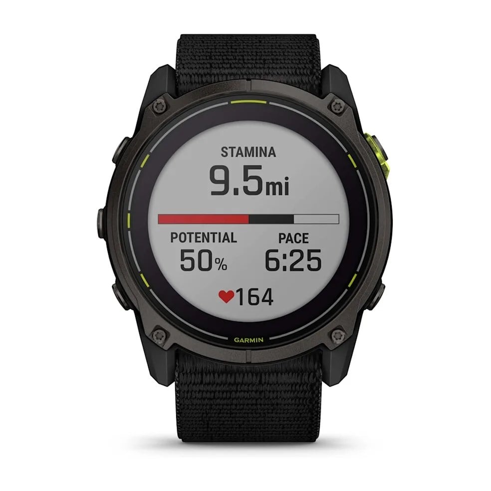 Garmin Enduro 3 DLC Titanium Performance Smartwatch - Carbon Grey/Black