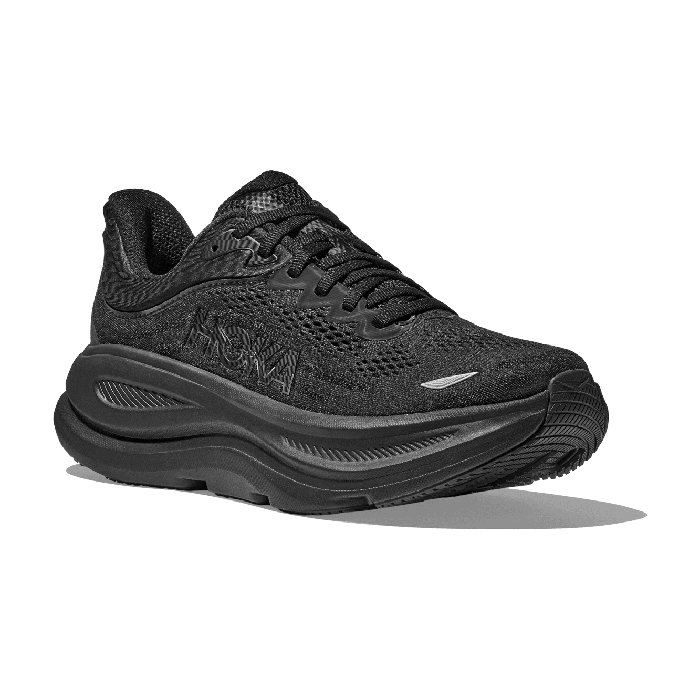 Hoka Bondi 9 - Womens Running Shoes - Black/Black