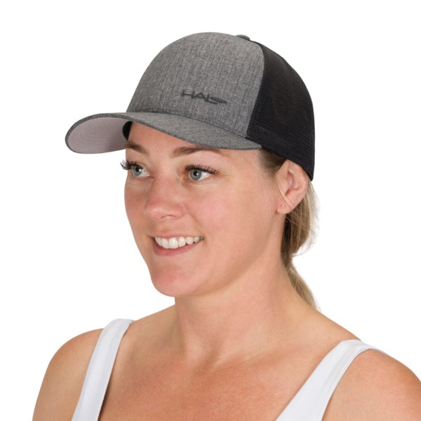 Halo SweatBlock Flexfit Sports Cap - Heather Grey/Black - Heather Grey/Black