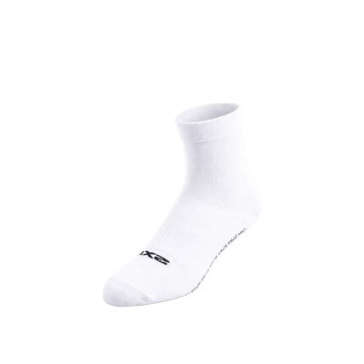 2XU Performance Crew Grip Socks - White/Black