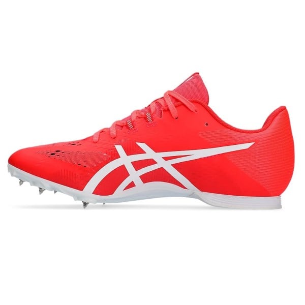 Asics Hyper MD 8 - Mens Middle Distance Track Spikes - Diva Pink/White
