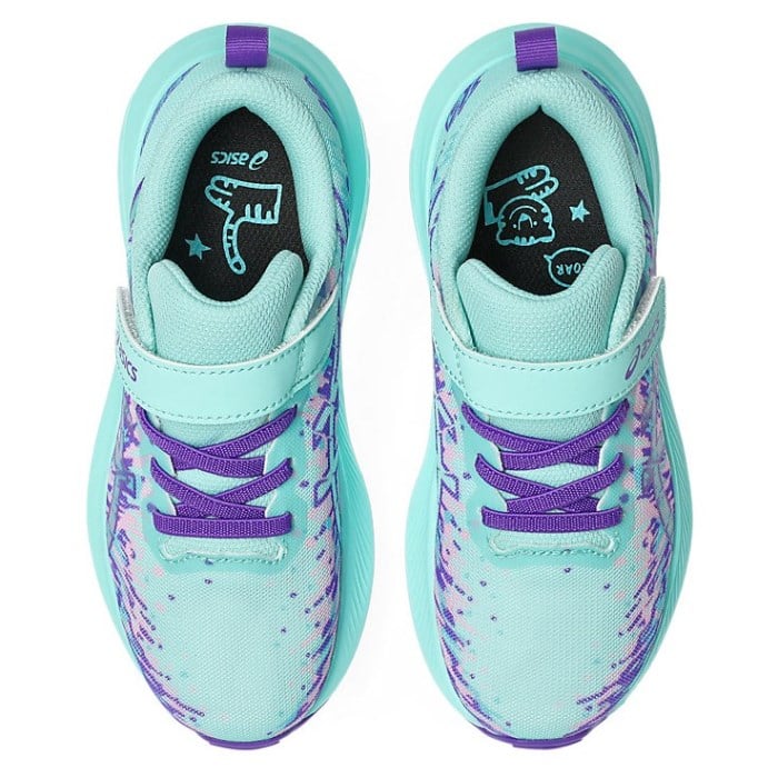 Asics Gel Noosa Tri 16 PS - Kids Running Shoes - Illuminate Mint/Radiant Amethyst - image 4