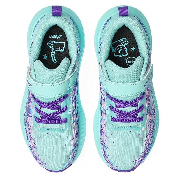 Asics Gel Noosa Tri 16 PS - Kids Running Shoes - Illuminate Mint/Radiant Amethyst - image 4