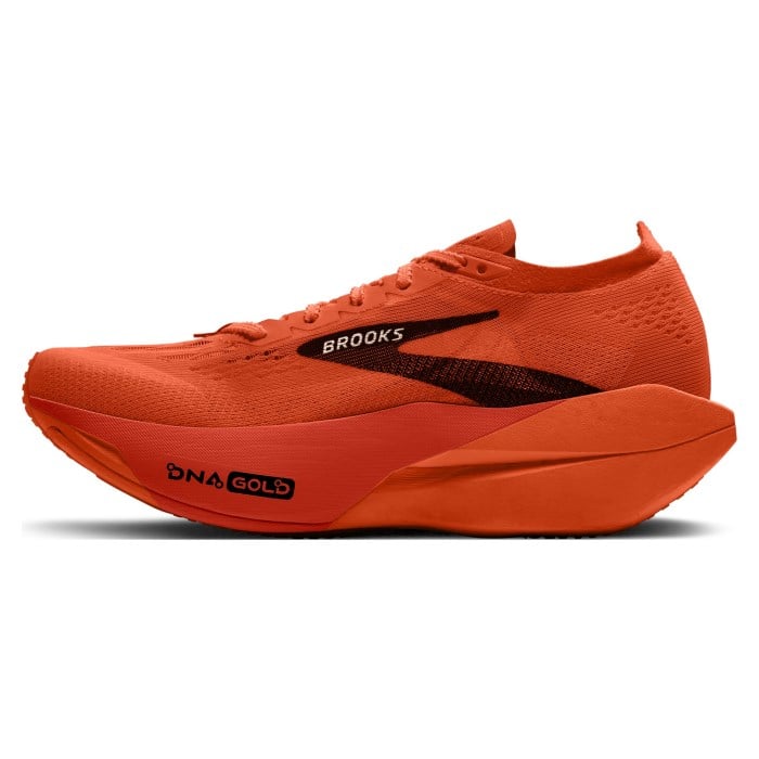 Brooks Hyperion Elite 6 - Unisex Racing Shoes - Tigerlily/Red/White - image 3