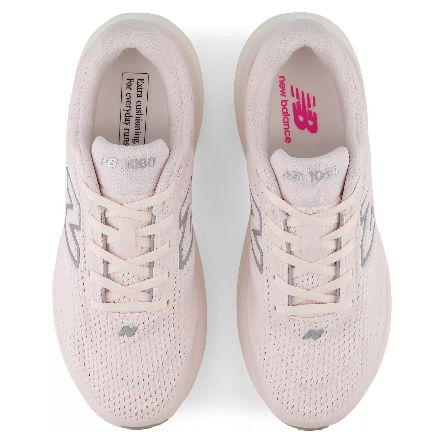 New Balance 1080v15 - Womens Running Shoes - Pink Salt/Pink Granite - image 3