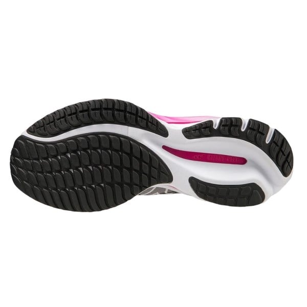 Mizuno Wave Rider 27 SSW Project Zero - Womens Running Shoes - Black/White/Athena