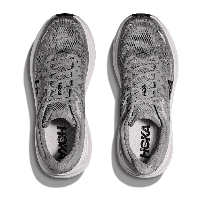 Hoka Bondi 9 - Mens Running Shoes - Galactic Grey/Stellar