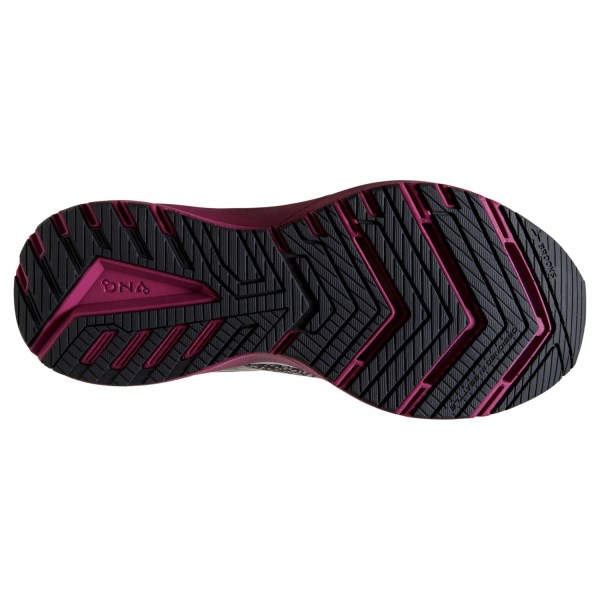 Brooks Ricochet 3 - Womens Running Shoes - Grey/Lavender/Baton Rouge