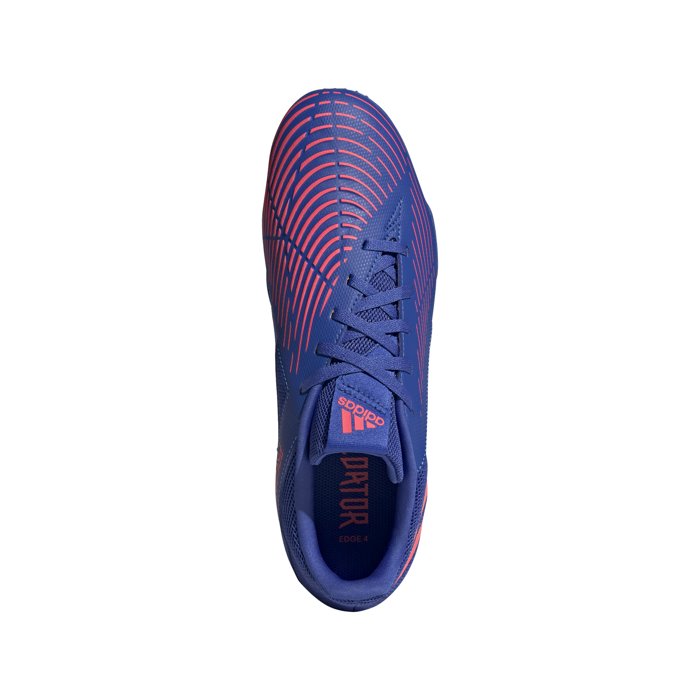 Adidas Predator Edge.4 - Mens Indoor Sala Football Boots - Hi-Res Blue/Turbo