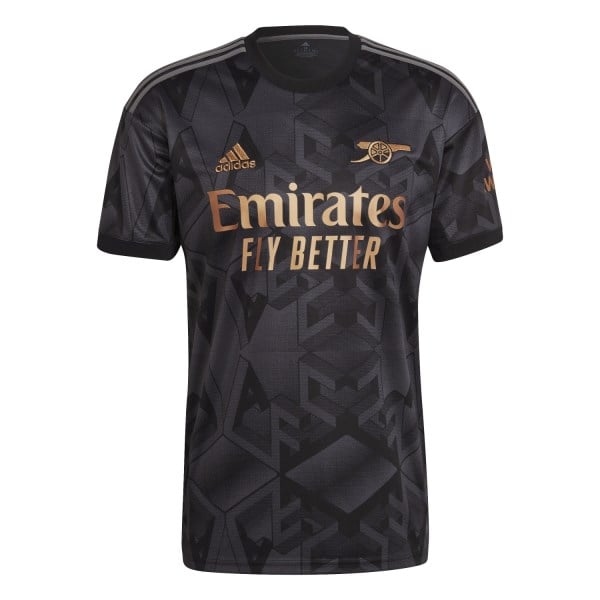 Adidas Arsenal 2022/23 Away Mens Soccer Jersey - Black