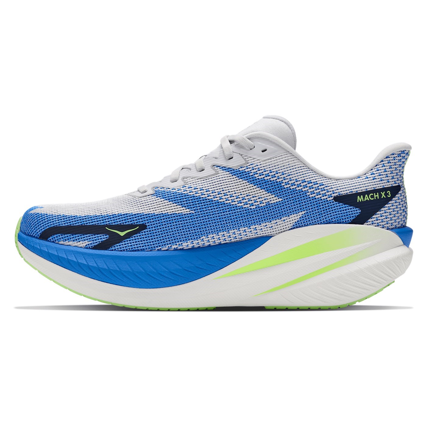 Hoka Mach X 3 - Mens Running Shoes - Cosmic Grey/Virtual Blue - image 3