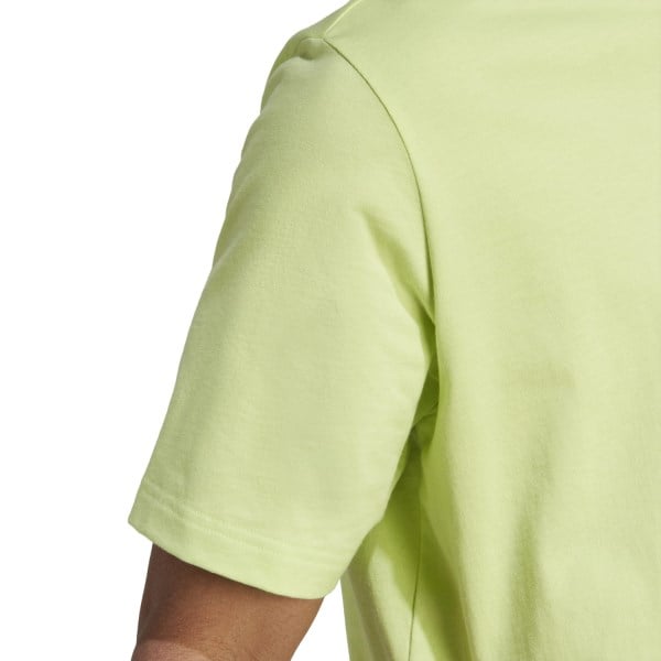 adidas Badge Of Sport Mens Bomber T-Shirt - Pulse Lime/Black