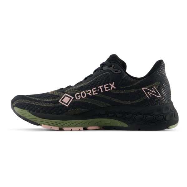 New Balance Fresh Foam X 880v13 GTX - Womens Running Shoes - Black/Dark Olivine/Limelight