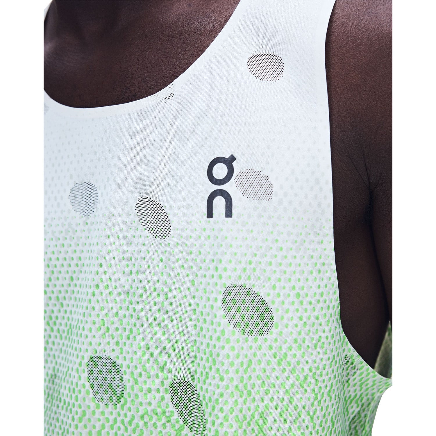 On Zero Breathe - Mens Racing Singlet - Verdite - image 5