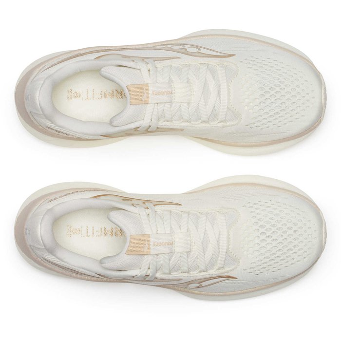 Saucony Ride 18 - Womens Running Shoes - Vanilla