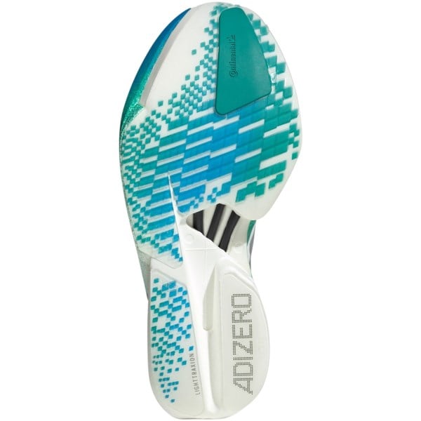 Adidas Adizero Adios Pro 4 Berlin - Womens Racing Shoes - Crystal White/Matte Silver/Glory Green