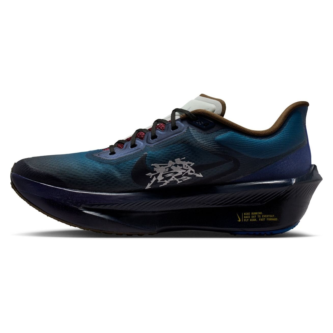 Nike Zoom Fly 6 - Our Pace Our Vib(e)bration - Mens Running Shoes - Court Blue/Obsidian/Burgundy Ash