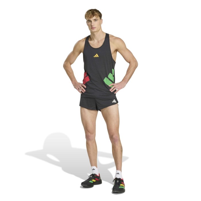 adidas Adizero Mens All Time Classic Running Shorts - Black