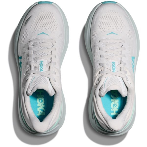 Hoka Bondi 9 - Womens Running Shoes - Frost/Cielo Blue