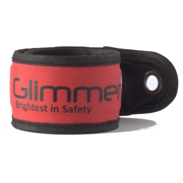 Glimmer Gear LED High Visibility Slap Band - Red