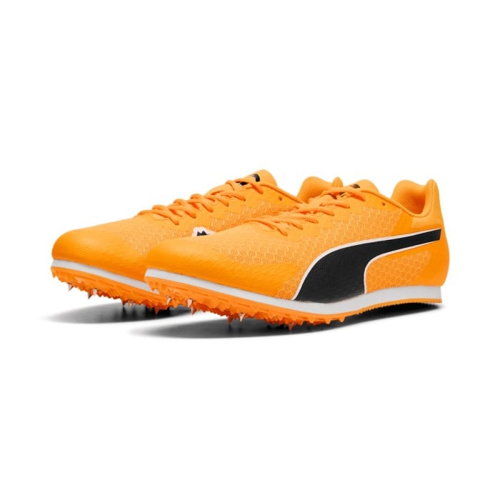 Puma evoSpeed Star 9 - Unisex Track and Field Shoes - Sun Stream/Puma Black/Puma White