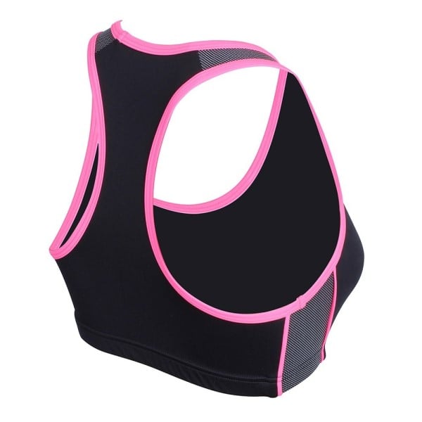 Proviz PixElite Womens Sports Bra - Black/Pink