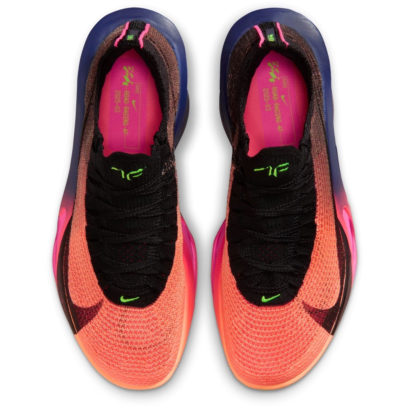 Nike Alphafly 3 GLAM - Mens Road Racing Shoes - Orange Pulse/Black/Purple Dynasty