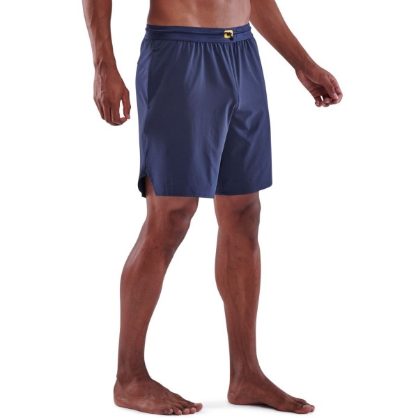 Skins Series-3 X-Fit Mens Running Shorts - Navy Blue