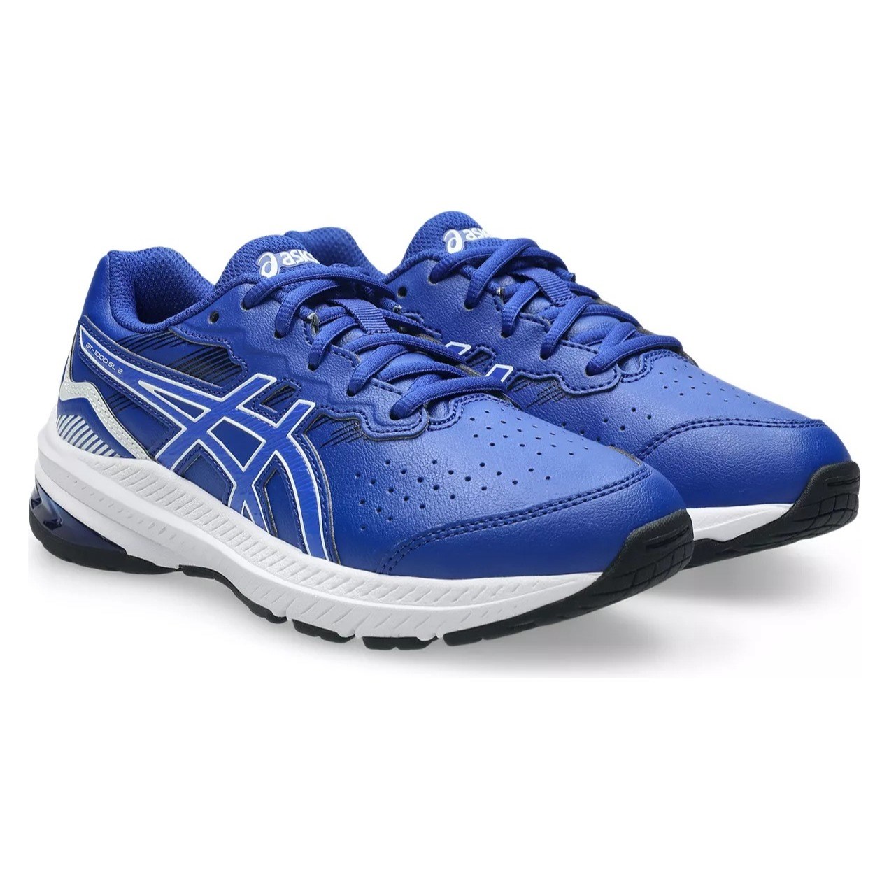 Asics GT-1000 SL 2 GS - Kids Cross Training Shoes - Prussian Blue/White - image 6