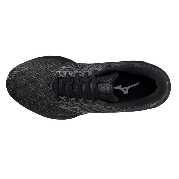 Mizuno Wave Inspire 19 - Womens Running Shoes - Black/Metallic Grey/Black