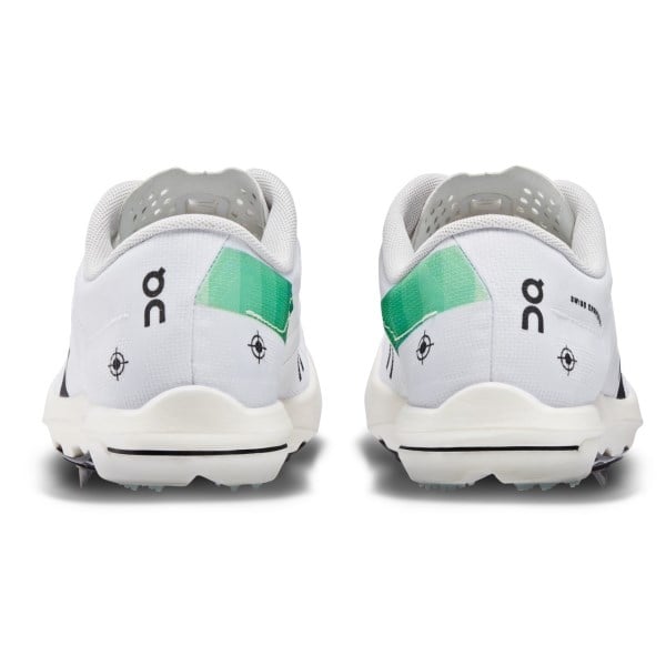 On Cloudspike 10000m - Mens Long Distance Track Running Spikes - Undyed White/Mint
