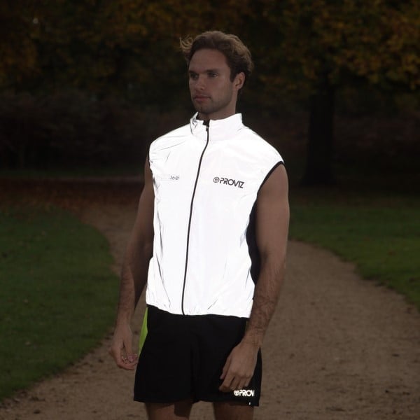 Proviz Reflect360 Mens Running Gilet - Silver
