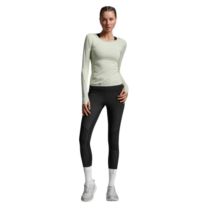 2XU Ignition Grid Base Layer Womens Long Sleeve Top - Seafoam/Seafoam Reflective - image 4
