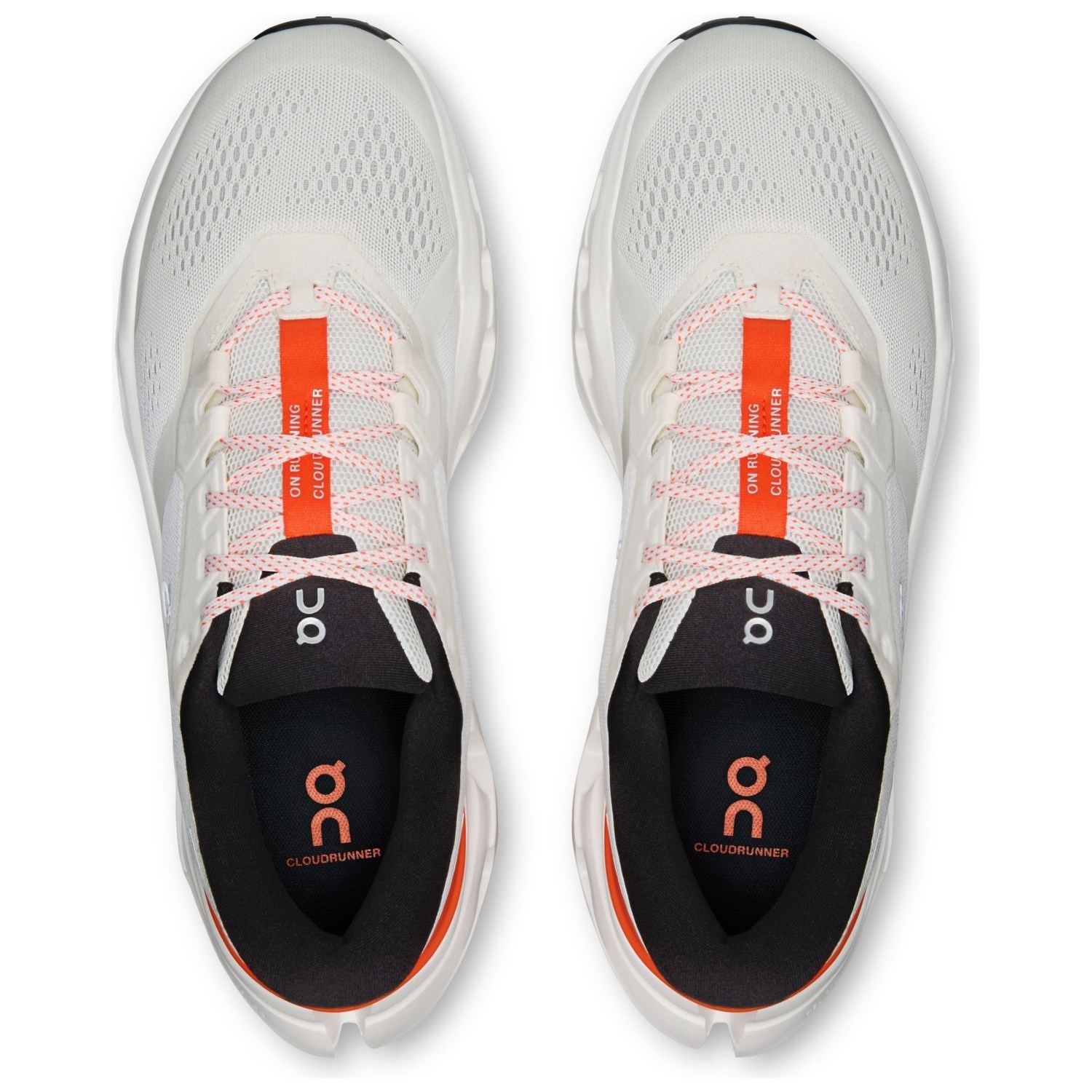 On Cloudrunner 3 - Mens Running Shoes - Ivory/Flame - image 3