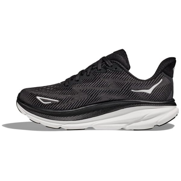 Hoka Clifton 9 - Womens Running Shoes - Black/White
