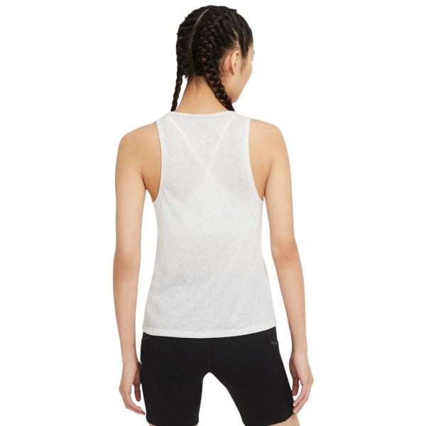 Nike City Sleek Womens Trail Running Tank Top - Light Smoke Grey Fog/Reflective Silver