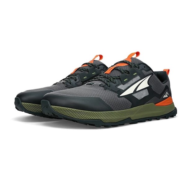 Altra Lone Peak 7 - Mens Trail Running Shoes - Black/Gray