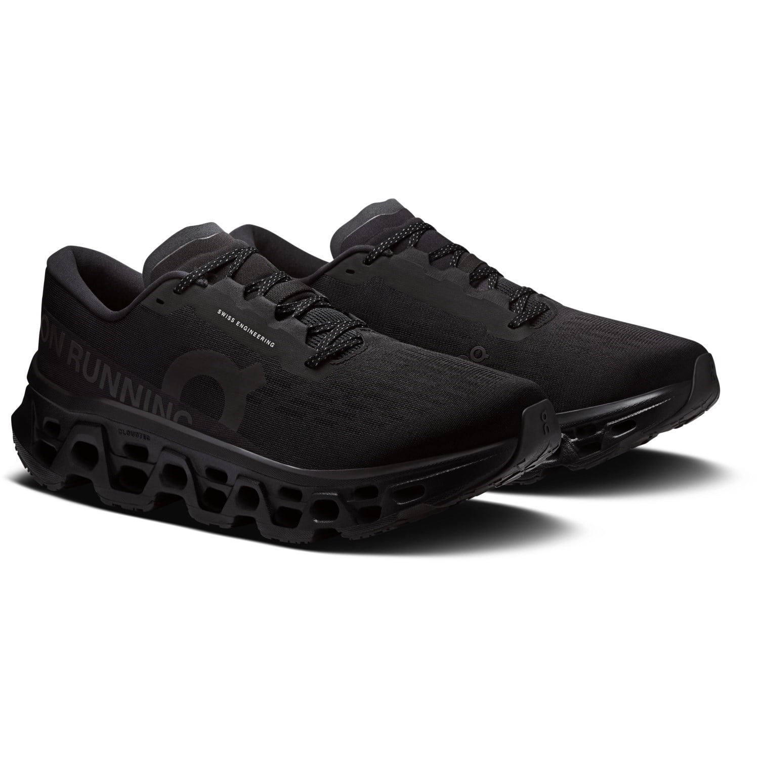 On Cloudmonster 3 - Mens Running Shoes - Black/Black