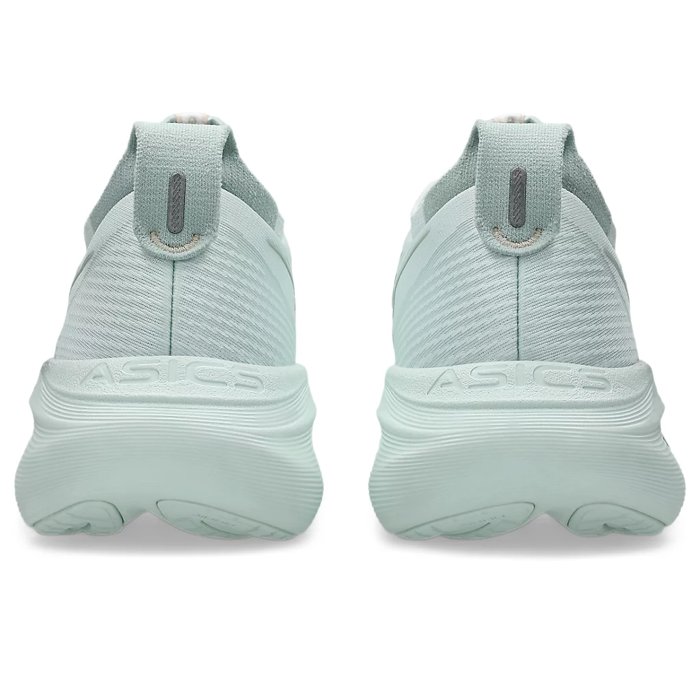 Asics Gel Nimbus 27 - Mens Running Shoes - Pure Aqua/White