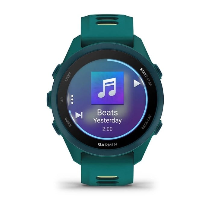 Garmin Forerunner 170 Music GPS Smartwatch - Teal Green/Citron - image 2
