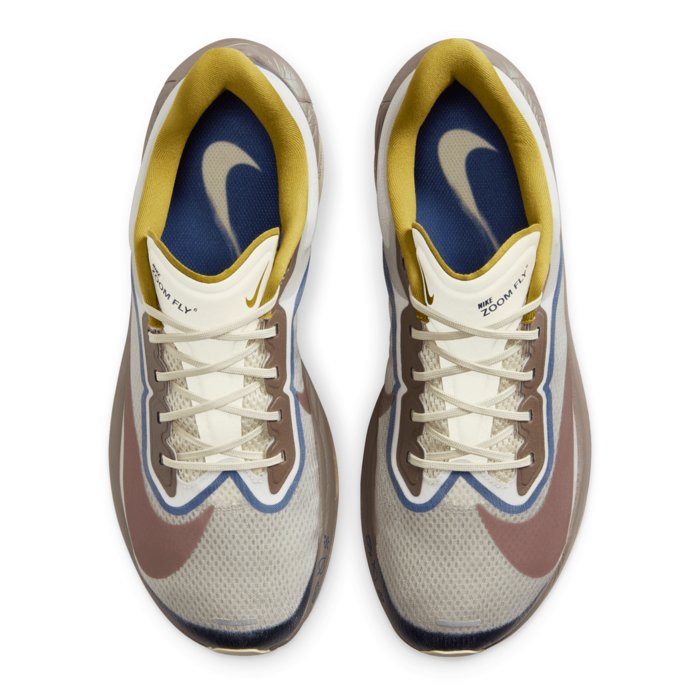 Nike Zoom Fly 6 Premium - Mens Racing Shoes - Light Bone/Burgundy Crush/Cave Stone