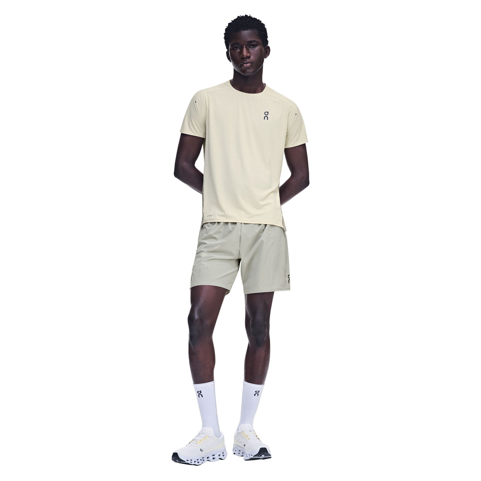 On Running Performance-T Mens Running T-Shirt - Hare/Brume - image 3