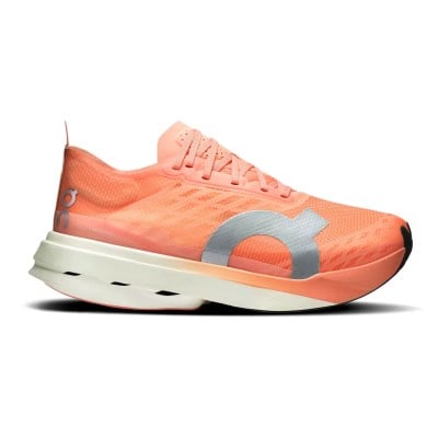 On Cloudboom Strike - Womens Road Racing Shoes - Sunstone/White