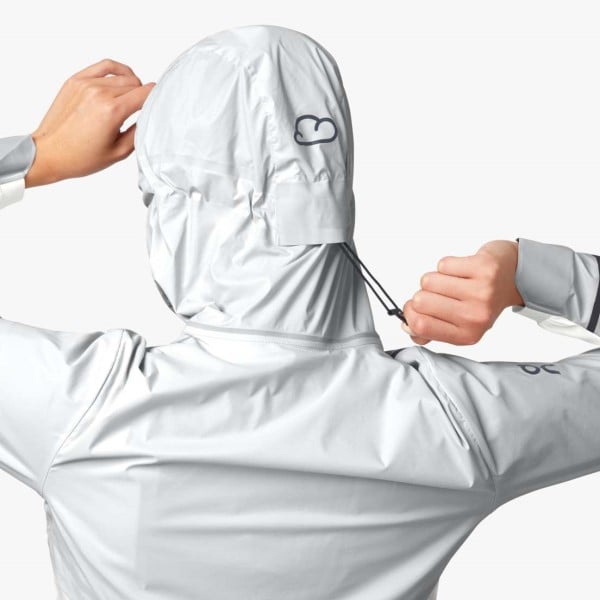 On Running Womens Weather Jacket - Grey/White