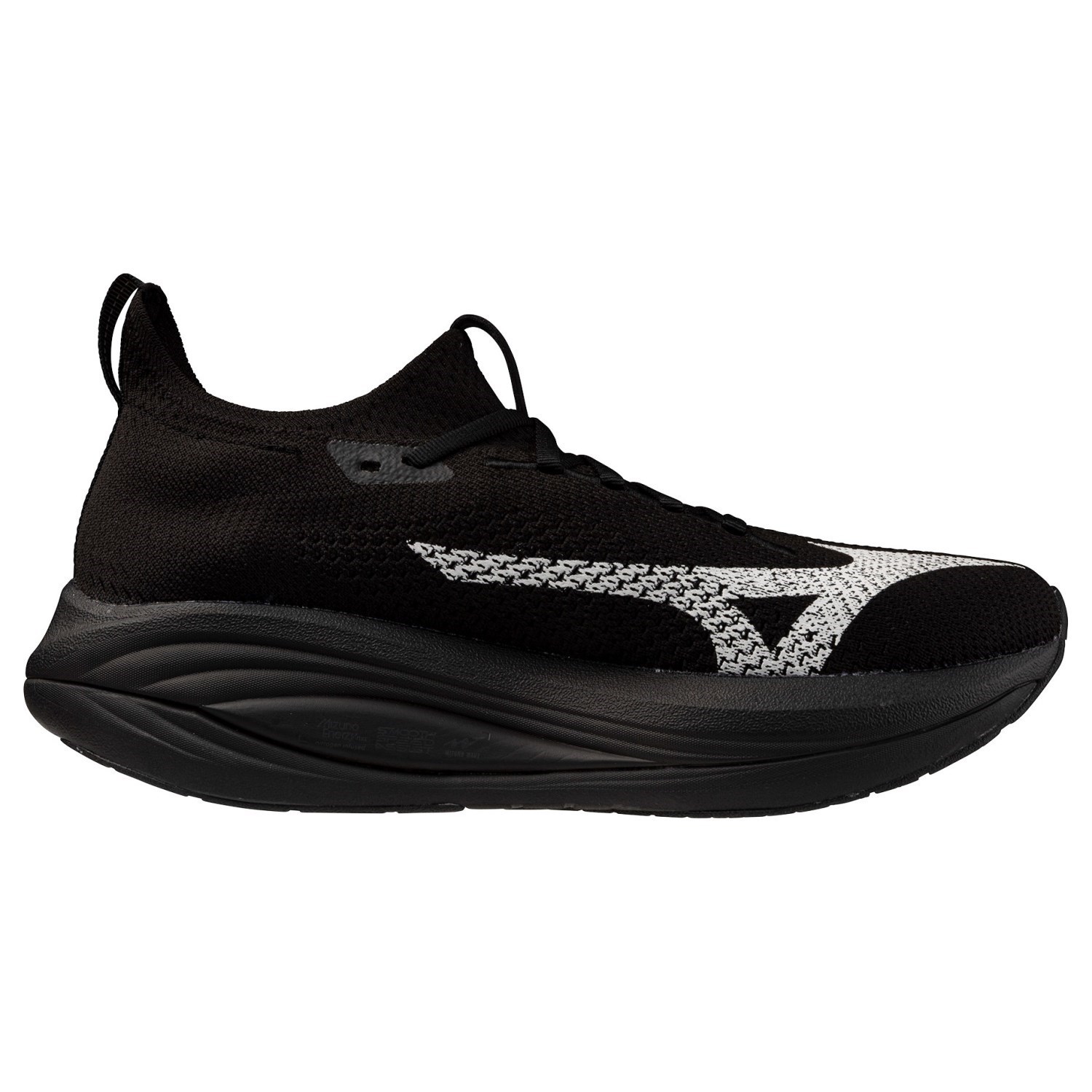 Mizuno Neo Vista 3 - Unisex Running Shoes - Black/Black/White - image 2
