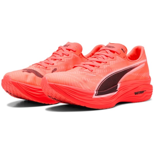 Puma Deviate Nitro Elite 3 - Mens Running Shoes - Glowing Red/Puma Black