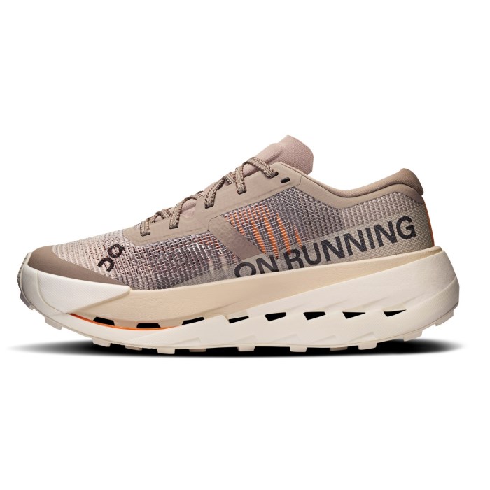 On Cloudultra Pro - Womens Trail Running Shoes - Cinder/Pearl