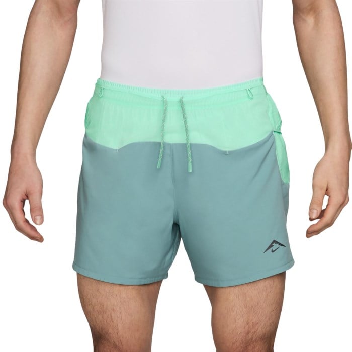 Nike Trail Second Sunrise Mens 5 Inch Brief Lined Running Shorts - Cannon/Mint Foam/College