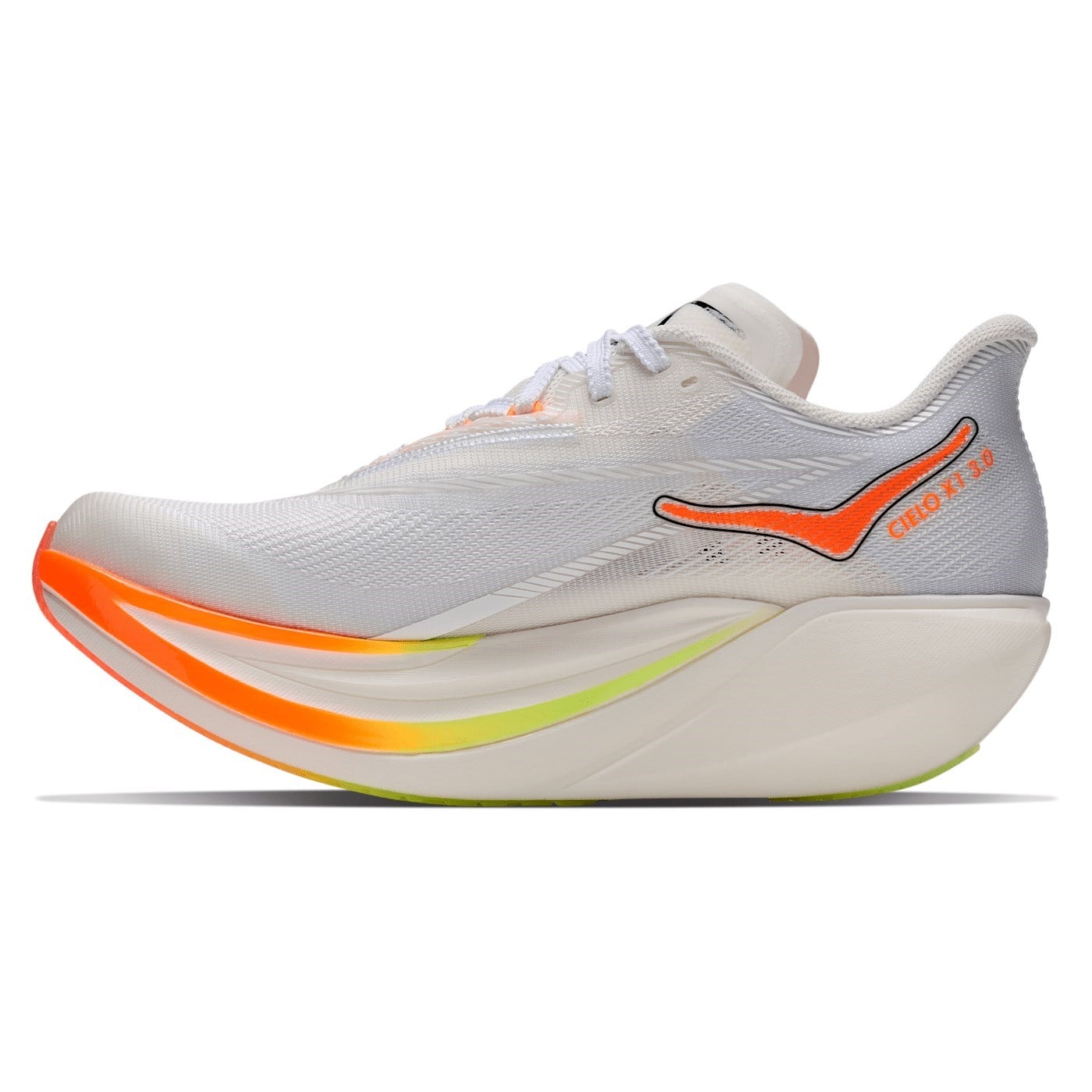 Hoka Cielo X1 3.0 - Unisex Racing Shoes - White Frost/Black/Orange - image 6