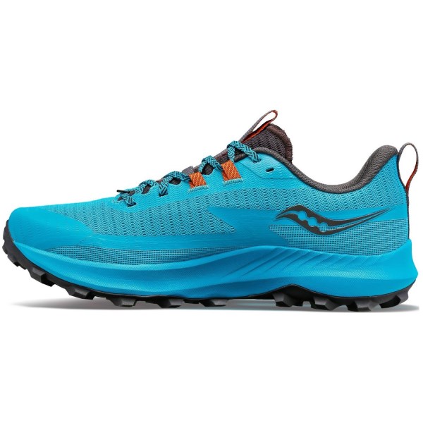 Saucony Peregrine 13 - Mens Trail Running Shoes - Agave/Basalt